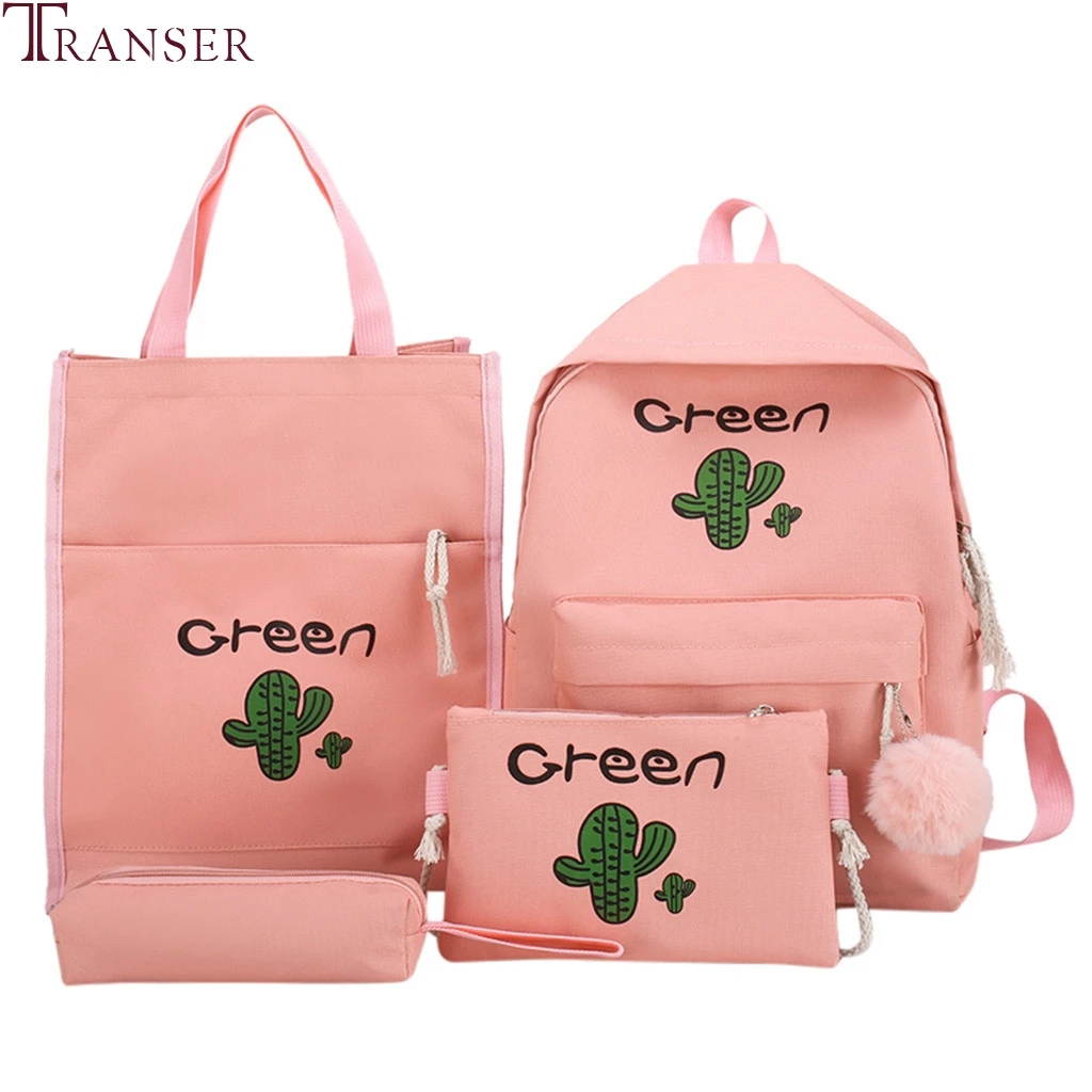 Многофункциональный рюкзак для путешествий женщин 4 шт./компл. повседневные