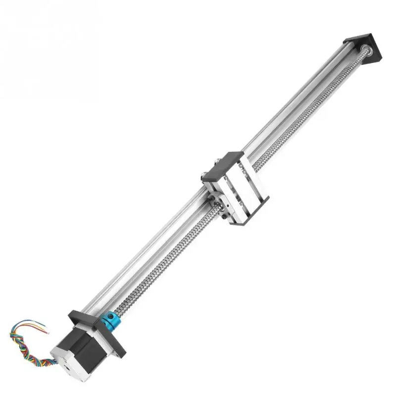 JF-XUAN Ball Screw Slide Rail Linear Guides High Accuracy Linear Motion Guide Rail Slide Stage Actuator 500mm Stroke and Stepper Motor for Automation Industries Reciprocating Applications 1204 JF-XUAN Ball Screw Slide Rail Linear Guides High Accuracy Linear Motion Guide Rail Slide Stage Actuator 500mm Stroke and Stepper Motor for Automation Industries Reciprocating Applications 1204
