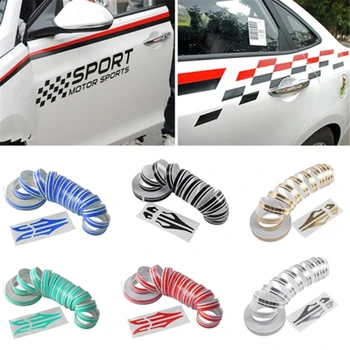 

Car Waistline Stripe Ribbon Sticker Car Decoration Bumper Body Sticker Motorcycle Car Decoration Sticker