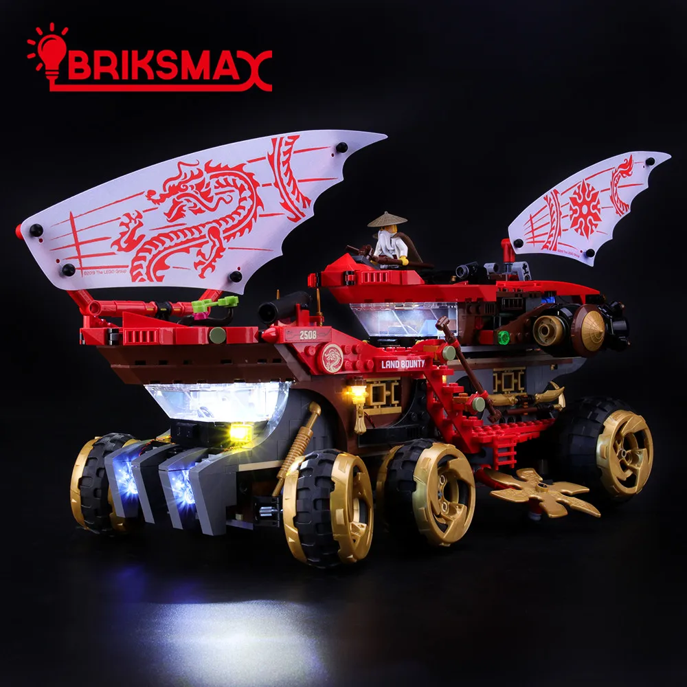 BriksMax Led Light Up Kit для 70677 Ninja Go Land Bounty строительные блоки комплект освещения(не включает модель