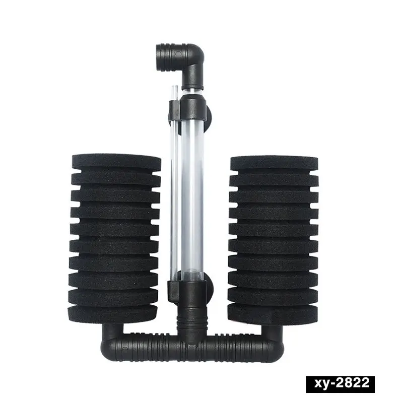 1pc Adjustable Aquarium Filter Double Heads 360 Degree High Efficiency Filtration Aquarium Accessories - Цвет: B2