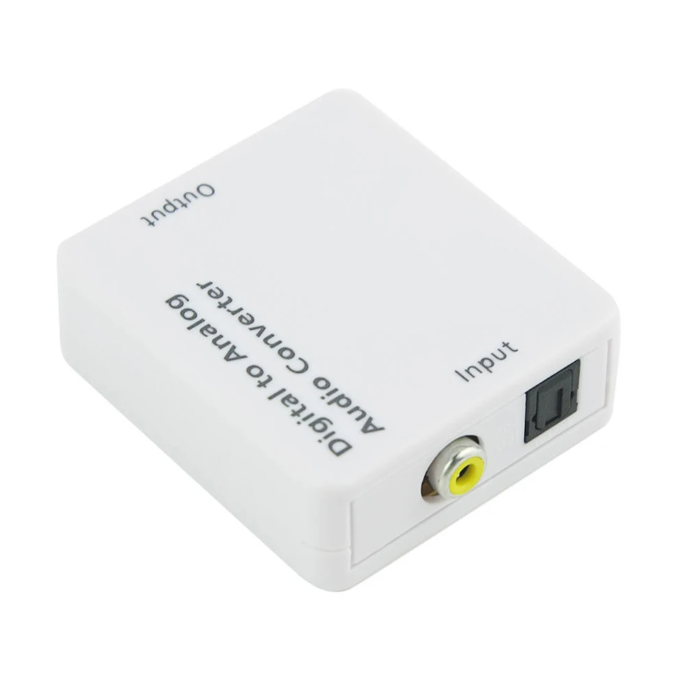 TOSLINK адаптер портативный цифро-аналоговый оптический коаксиальный профессиональные аксессуары аудио конвертер декодер USB порт прочный
