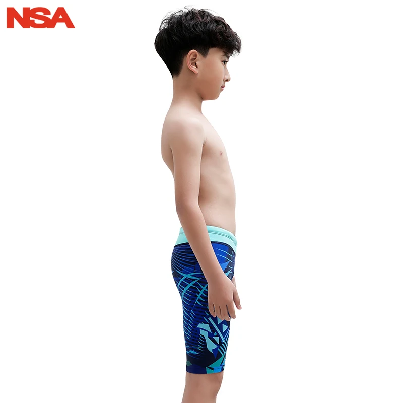 NSA Профессиональная детская одежда для плавания, купальный костюм для мальчиков, мужские плавки для плавания, плавки для мальчиков, купальный костюм для детей, Мужская одежда для плавания, Шорты для плавания