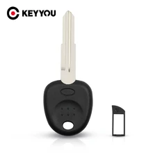 KEYYOU izquierda hoja clave transpondedor carcasa para Chip de llave para acento Hyundai Coupe Getz Elantra Excel Getz Lavita TiburonTucson