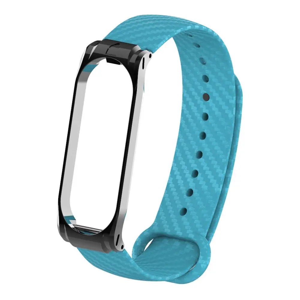 Ремешок для часов из углеродного волокна для Xiaomi Mi Band 4 3, сменный ремешок, Модные Смарт-Аксессуары