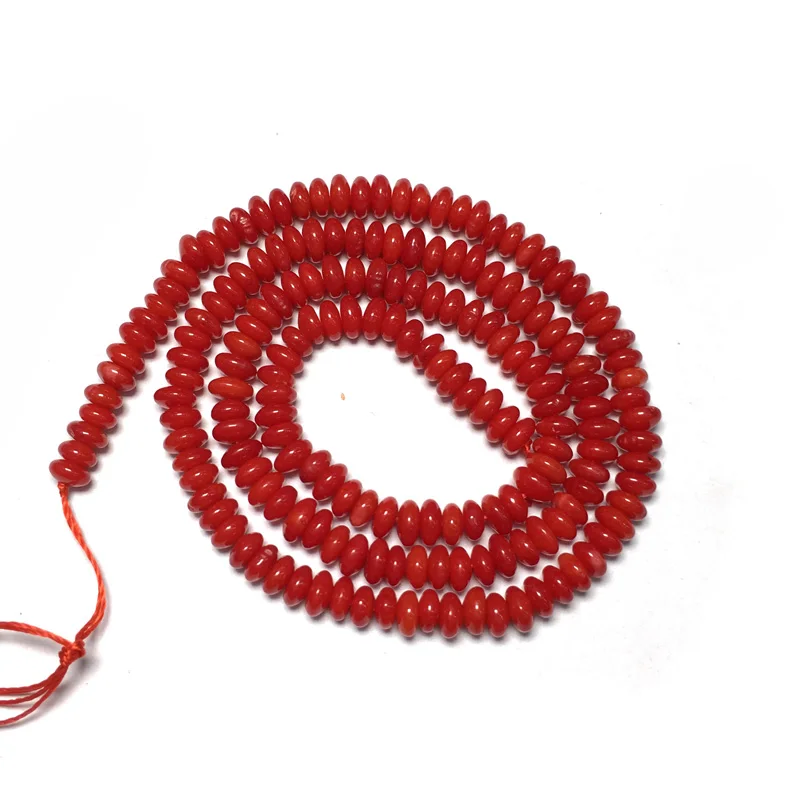 

Coral Beads Elliptical Shape Loose Beads Isolation Beads for Jewelry Making DIY for Bracelet Necklace Accessories
