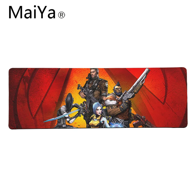 Lock Edge 30x80cm Maiya высокое качество borderland 3 прочный резиновый коврик для Мыши Pad большой коврик для мыши клавиатуры коврик - Цвет: Lock Edge 30x80cm