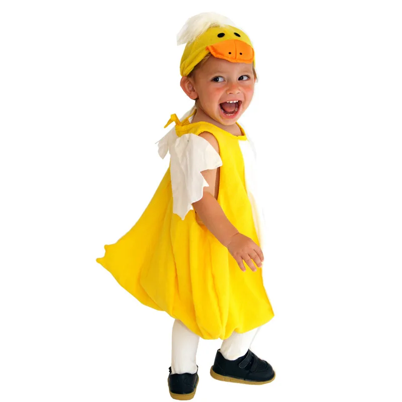 Lovely Cute Unisex pajamas Children Halloween rubber duck Costume Kid Animal cosplay Purim Children's day Stage play party dress Lovely Cute Unisex pajamas Children Halloween rubber duck Costume Kid Animal cosplay Purim Children's day Stage play party dress
