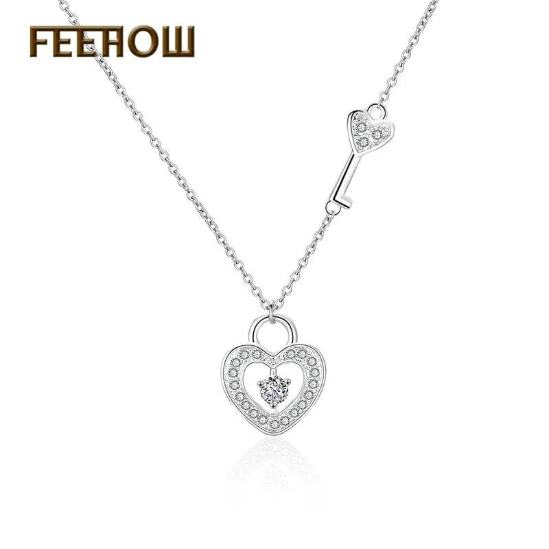 FEEHOW ювелирные изделия для лучших друзей головоломка BFF ключ замок компас Чи