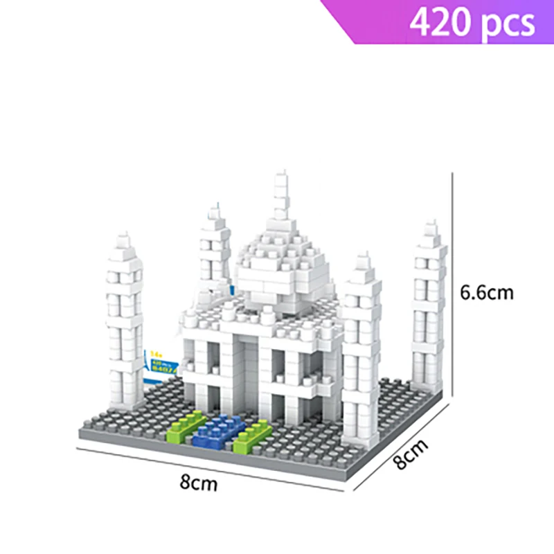 World Landmarks Micro Bricks Collection: Iconic Architecture Building Kits