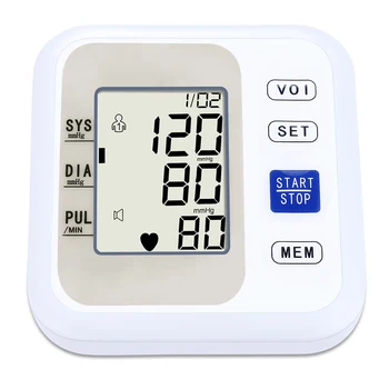 

Oscillometric Method Digital Arm Type Electronic Blood Pressure Monitor Automatic Intelligence Accurate Measuring Tensiometro