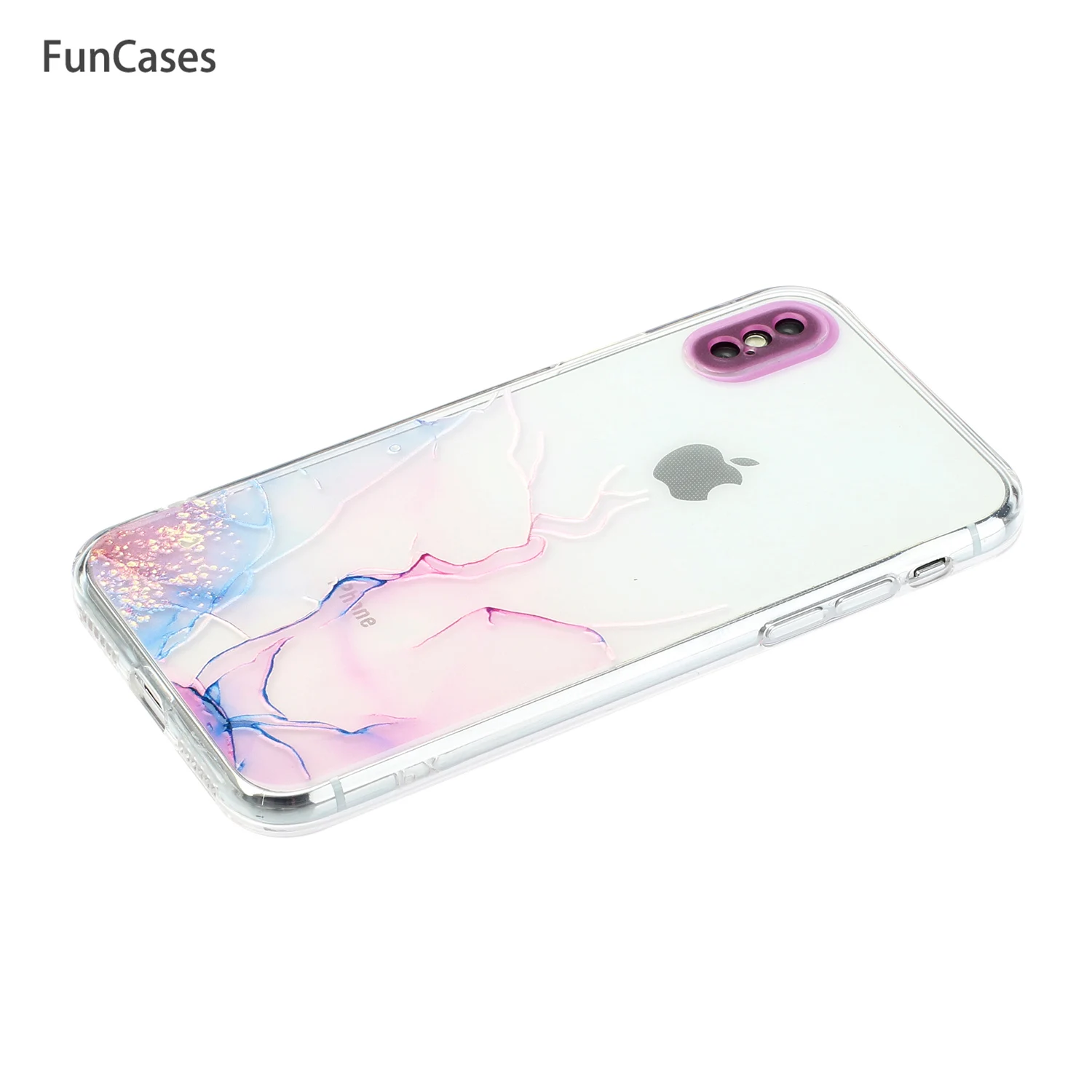 Soft TPU transparent Supreme case for iPhones