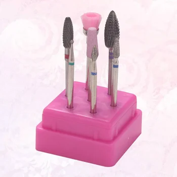 

7pcs in 1 Set Polisher Sharpening Brush Manicure Polishing Head Set Nail Polishing Head Kit Cuticle Clean Tool for Nail Art Shop