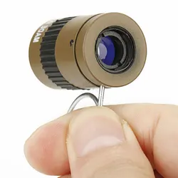Télescope monoculaire tactique le plus Mini 2.5x17.5mm Agent, télescope à main Ultra Miniature avec boucle de doigt pour la chasse et le tourisme 