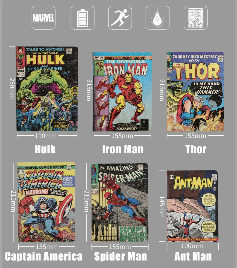 Мститель BookLight Железный человек Капитан Америка Тор человек паук Antman Халк собрать коллекция светодиодное освещение BookLamp подарки кинофанаты