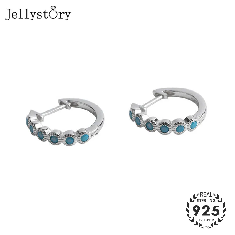 Женские серьги гвоздики из серебра 925 пробы с сапфиром|Серьги-гвоздики| |