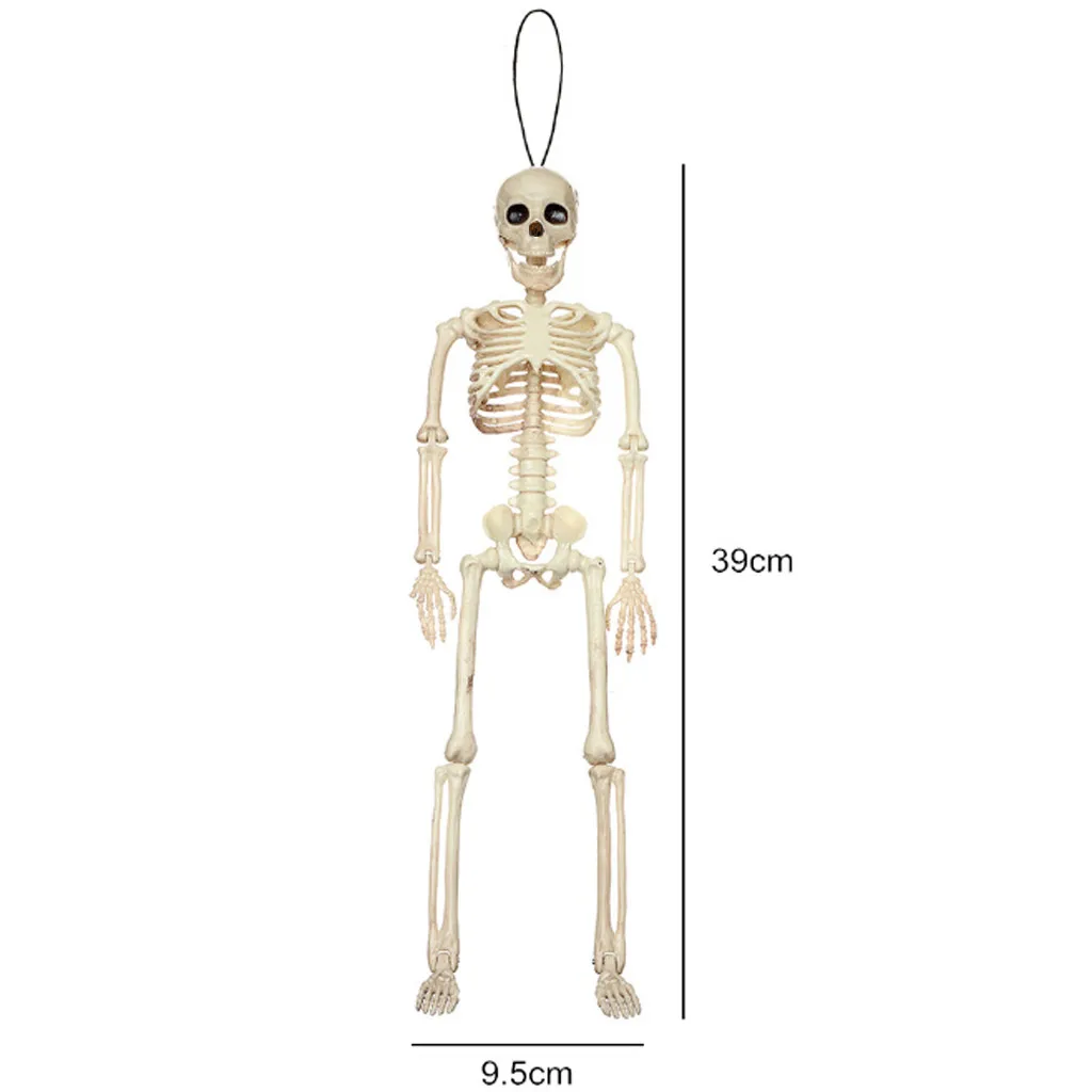 Высокое качество 1 шт. Забавный подвижный мистер Кости Скелет модель человека Череп всего тела мини-фигурка игрушка подарок на Хэллоуин для детей