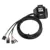 Настольный Компьютер PC Power Supply Case on / off Reset Button Switch Кабельный Блок Extender с Двойным USB Двухпортовым аудиоразъемом