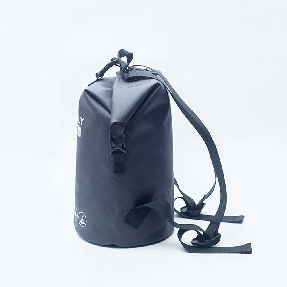 15L HYDFLY 600D ТПУ Спорт на открытом воздухе водонепроницаемый герметичный заплечный гермомешок для водного спорта пляж серфинг водостойкий мешок рюкзак