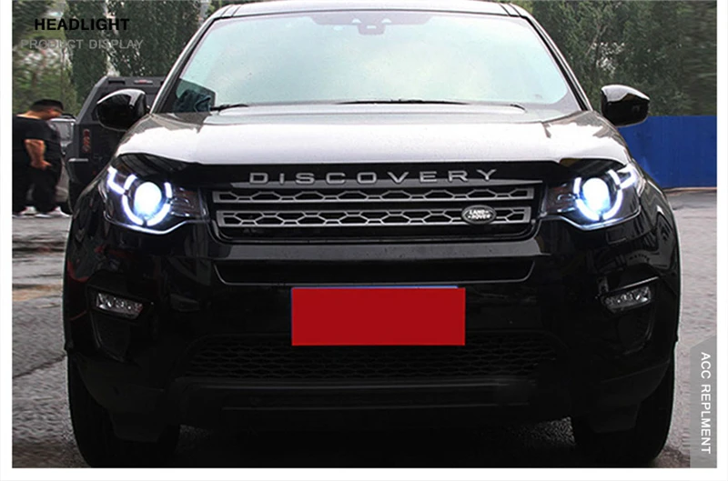 СВЕТОДИОДНЫЙ drl Головной фонарь автомобильный Стайлинг для обнаружения светодиодный фары- для обнаружения двойной луч H7 HID комплект Биксеноновые линзы