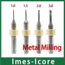 1 шт. Imes-Icore фрезерные боры для фрезерование металла материалов, таких как титан и CoCr диск