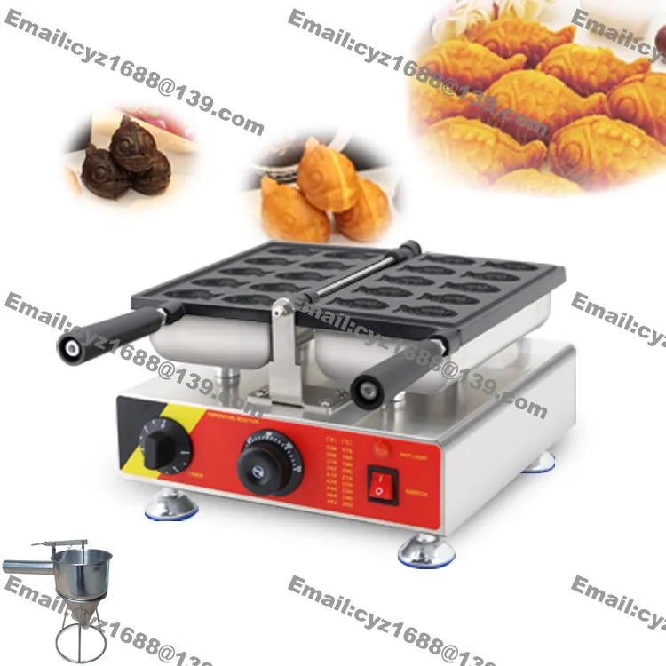 Commercial Nonstick Electric Japan Taiyaki Fish Waffle Maker Iron Machine Baker