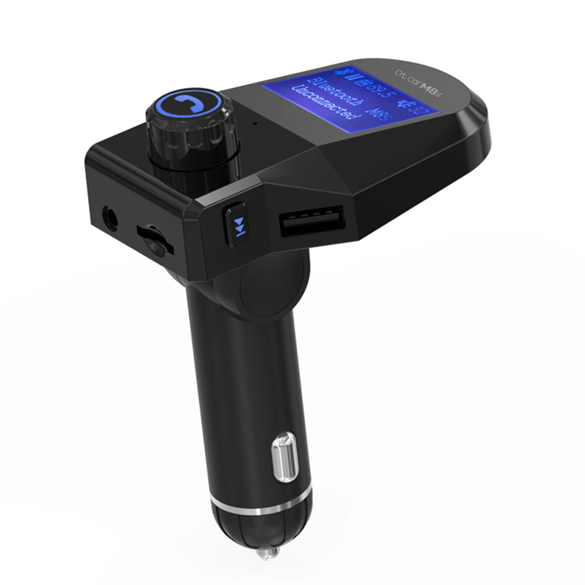 1 шт., fm-плеер, светодиодный дисплей, USB зарядка, многофункциональный плеер, свободные руки, Bluetooth, подключение USB, TF карта, MP3 плеер для автомобиля