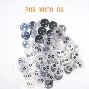 

10/30PCS Original Real Back Camera Glass Lens Replacement With Sticker For Motorola Moto G6 Blue Black Golden Silver