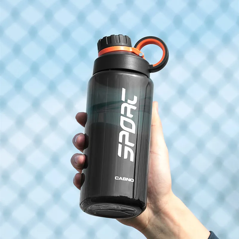 Sports Water Bottle With Stainless Steel Strainer Camping Cycling Hiking Fitness Sport Shaker Drinking Bottles