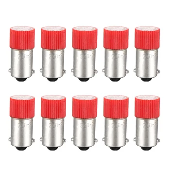 

uxcell 2-5pcs LED Indicator Lights 24V 220-240V BA9s Base Mount Yellow Red Green Common use for Car, Truck, Motorcycle