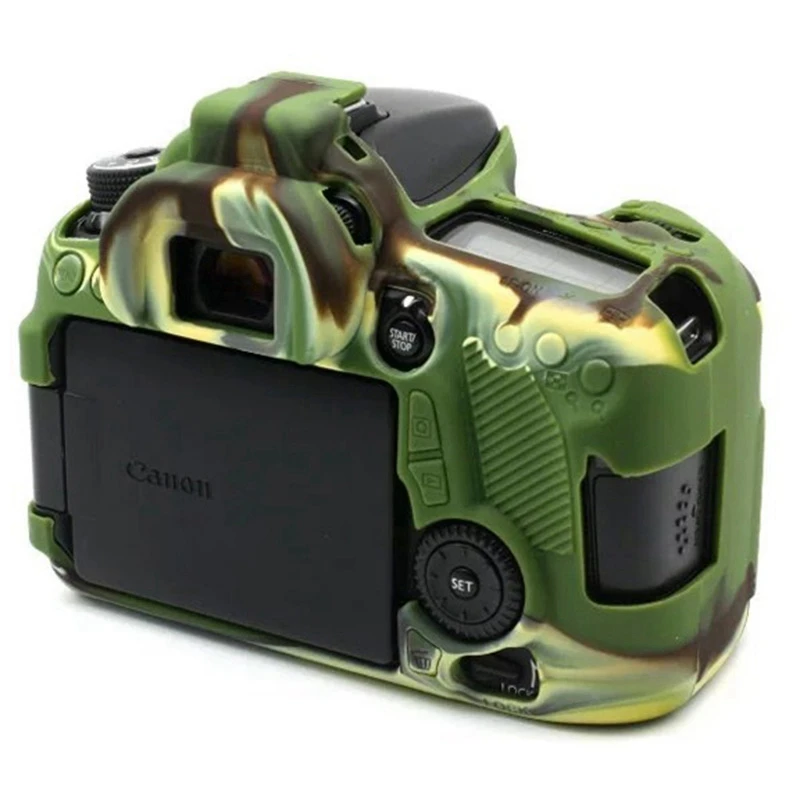 Силиконовый чехол для камеры Canon EOS 70D, защитный чехол для корпуса