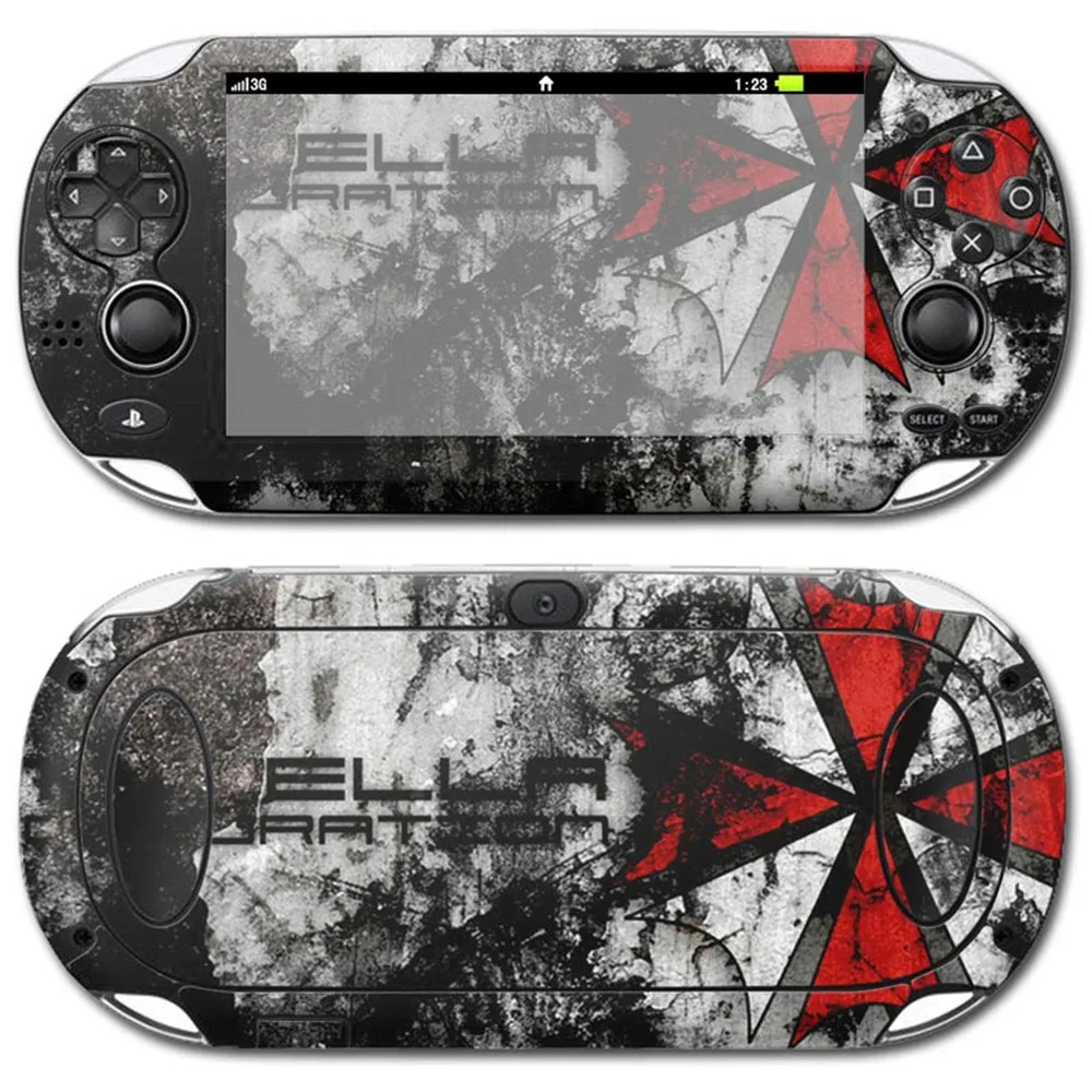 Chirstmas gift Design Games Accessories Vinyl Decal for PS vita 1000 Skin Sticker