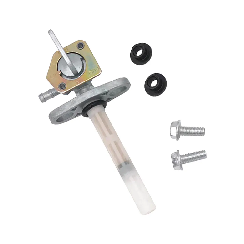 Fuel Petcock Valve Gas Tank Switch + Twp Screws Perfect for Honda TRX350 XR100 CRF250