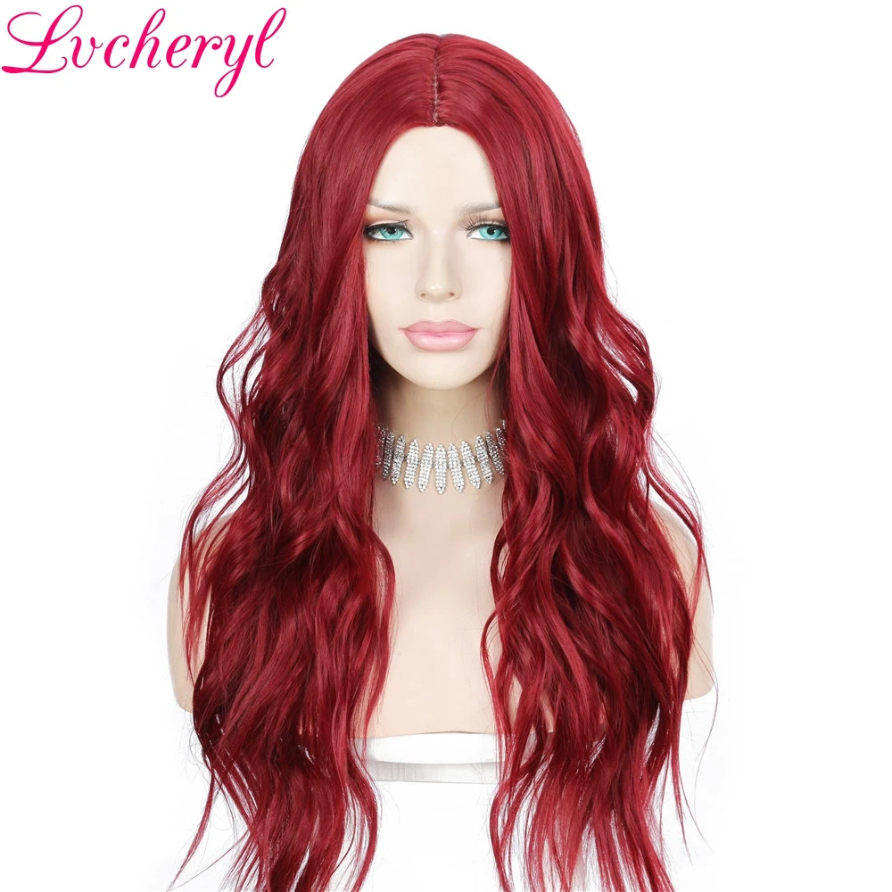 Парик Lvcheryl для женщин из искусственной кожи головы искусственные волосы