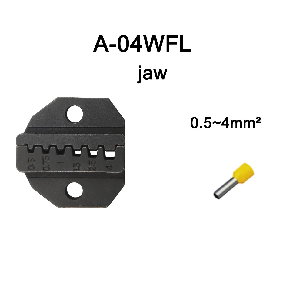 A-04WFL Наборы штампов для HS HS-02WF2C FSE-02WF2C AM-10 EM-6B1 обжимной Пилер обжимной станок один набор инструментов - Цвет: A-04WFL
