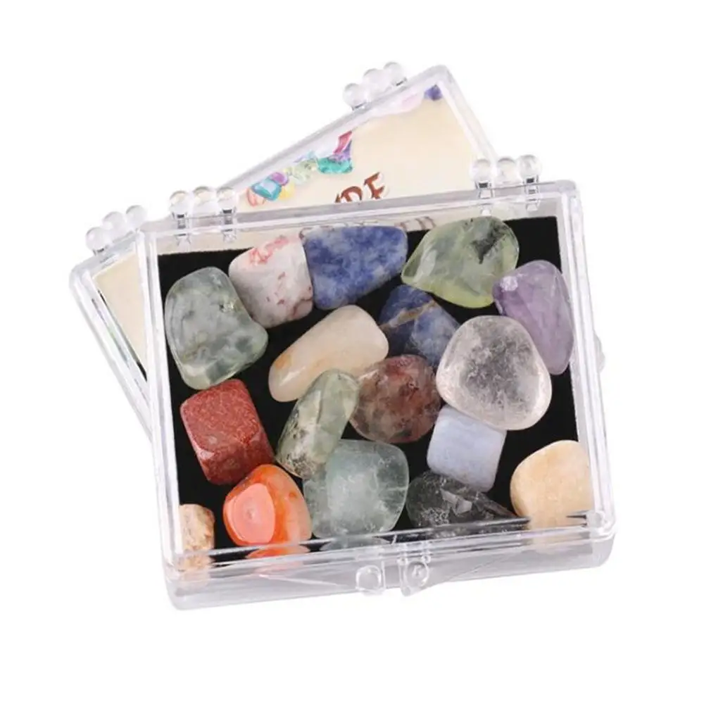 

Wholesale 6boxes/Lot Hot Sale Mini Creative Home Furnishing Collection Decorations Natural Stone Set Ores Crystal Random Shape