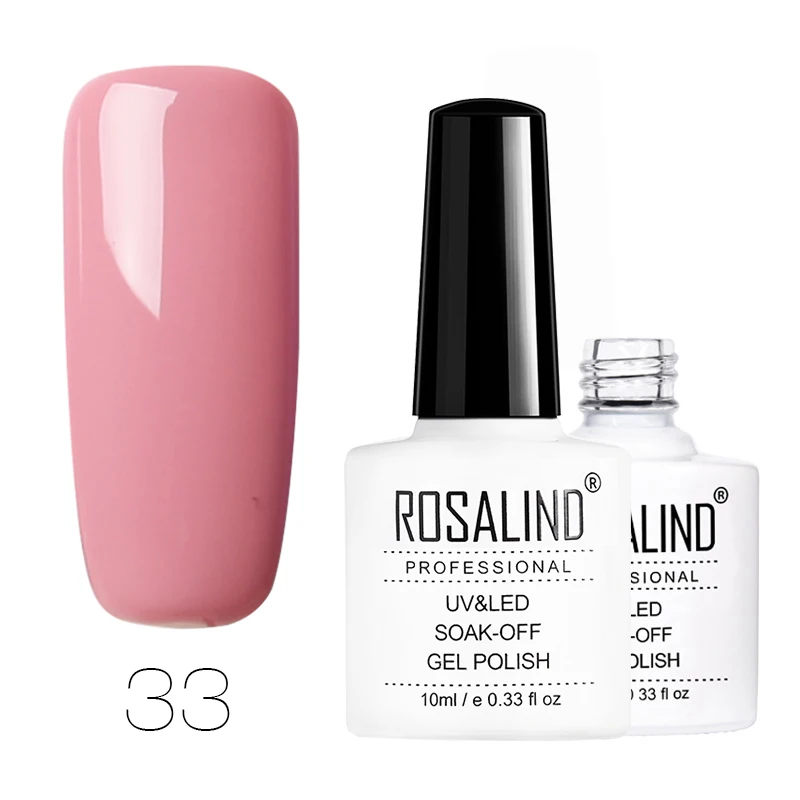 RD33 ROSALIND 10 мл Гель-лак для ногтей 10 мл светящийся Алмазный красный Гель-лак для дизайна ногтей предназначен для замачивания полуосновы Белый УФ-гель лампа - Цвет: RD33