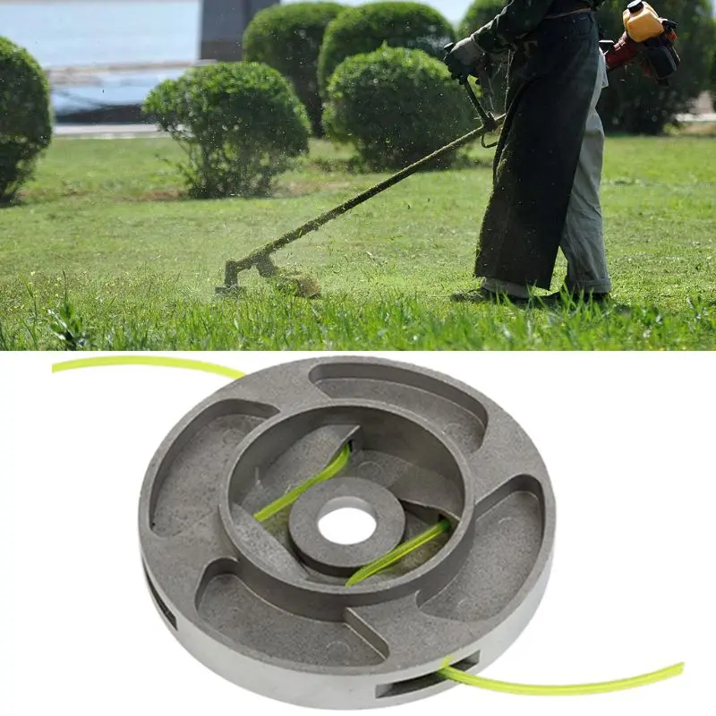 

Universal Aluminum Grass Trimmer Head Brush Cutting Line Lawn Mower Garden Tool