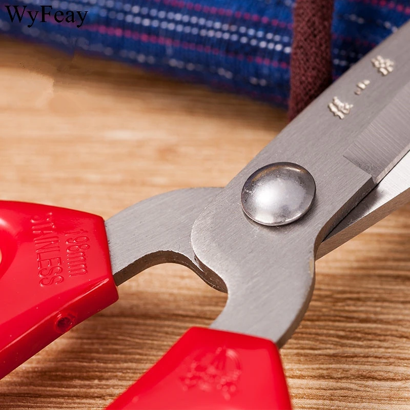 Stainless Steel Sewing Scissors sewing scissors tailor scissors paper scissors household scissors sewing supplies Strong Shears Embroidery Leather Fabric Household Paper Cutting Tailor Scissors