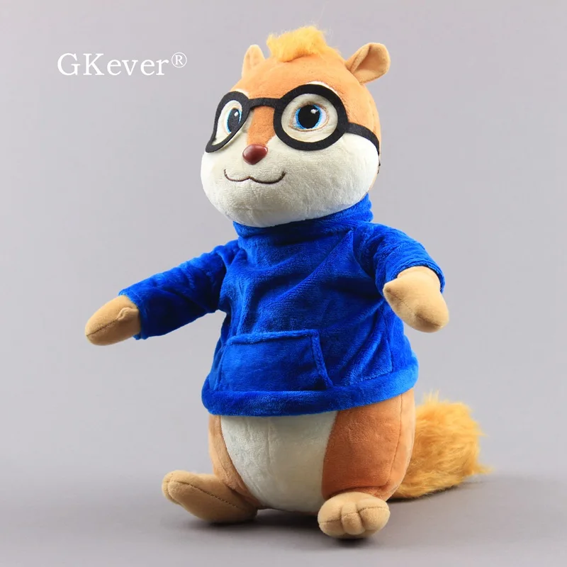 32 см фильм игрушки Элвин и чипмукс милые плюшевые куклы Chipmunks мягкие животные игрушки дети ребенок Рождественский подарок на день рождения