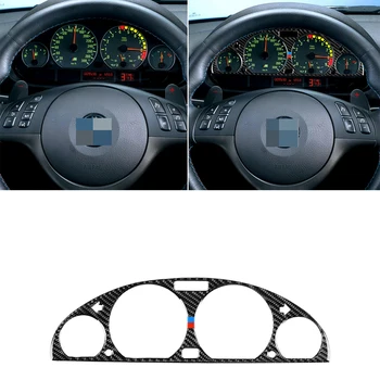 

Carbon fiber Car Dashboard Display Frame Trim Decorative Cover for BMW E46 1998-2005