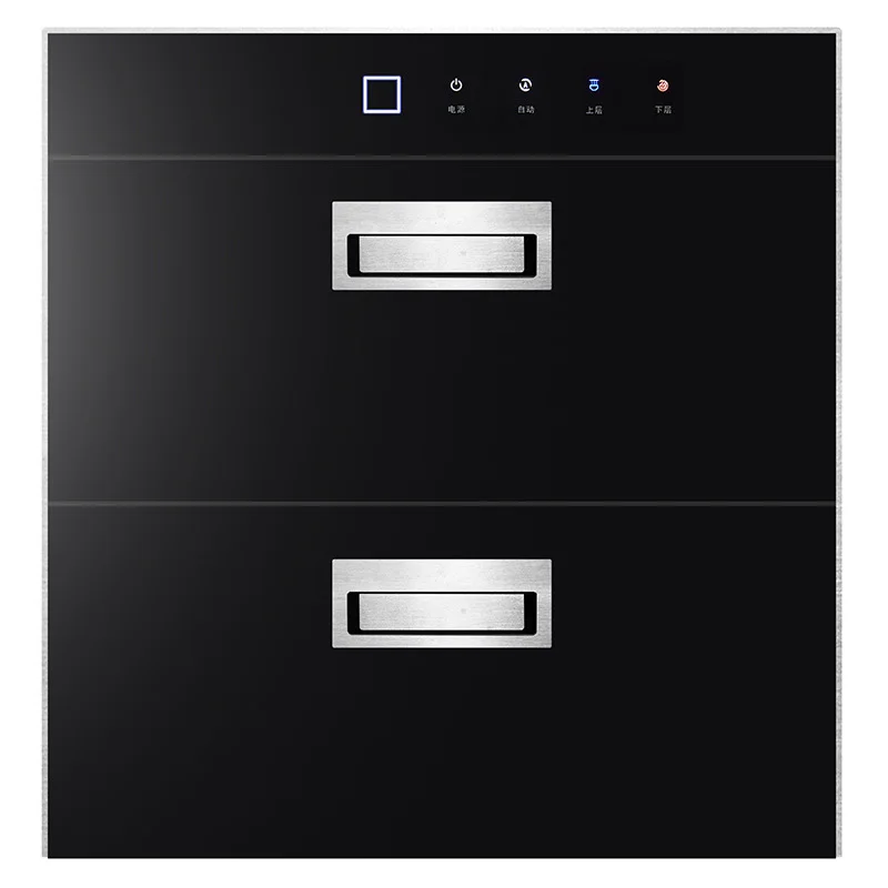Встроенный шкаф для дезинфекции инкрустированный двойной дверью высокотемпературный инфракрасный бытовой дезинфекционный шкаф сушилка стерилизатор