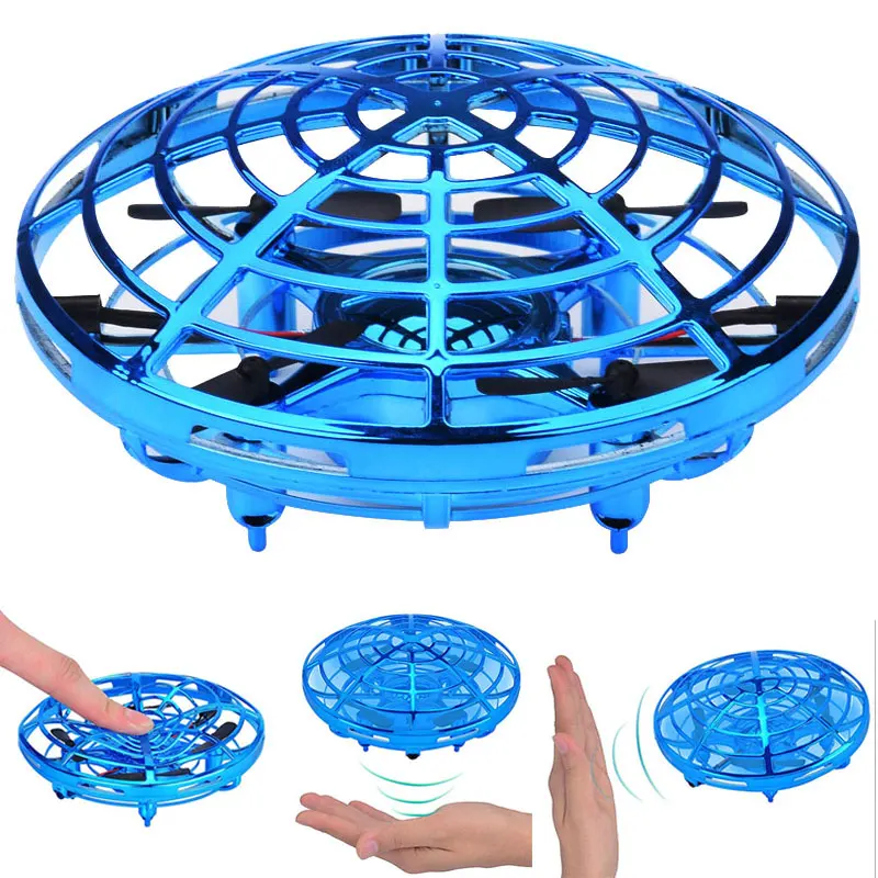

Electric Intelligent Induction Four Axis Fly Saucer UFO Toys LED Unmanned Aerial Vehicle Aerial Photography Aircraft Kid Gift