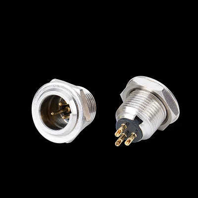 1 шт. высококачественный мини штекер XLR 3Pin 4Pin 5Pin Панель Шасси Разъем маленький