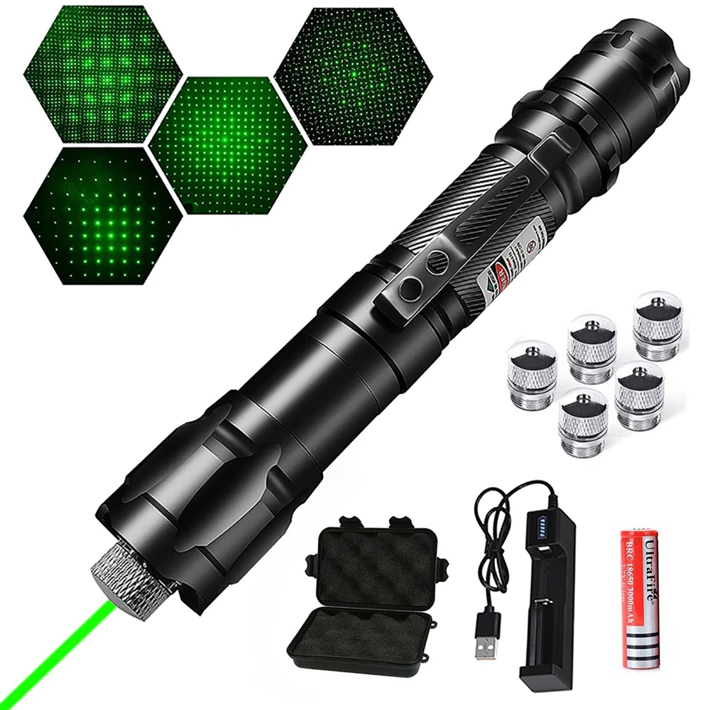 High Power 5mw Green Laser Adjustable Focus Burning Red Lasers Pointer