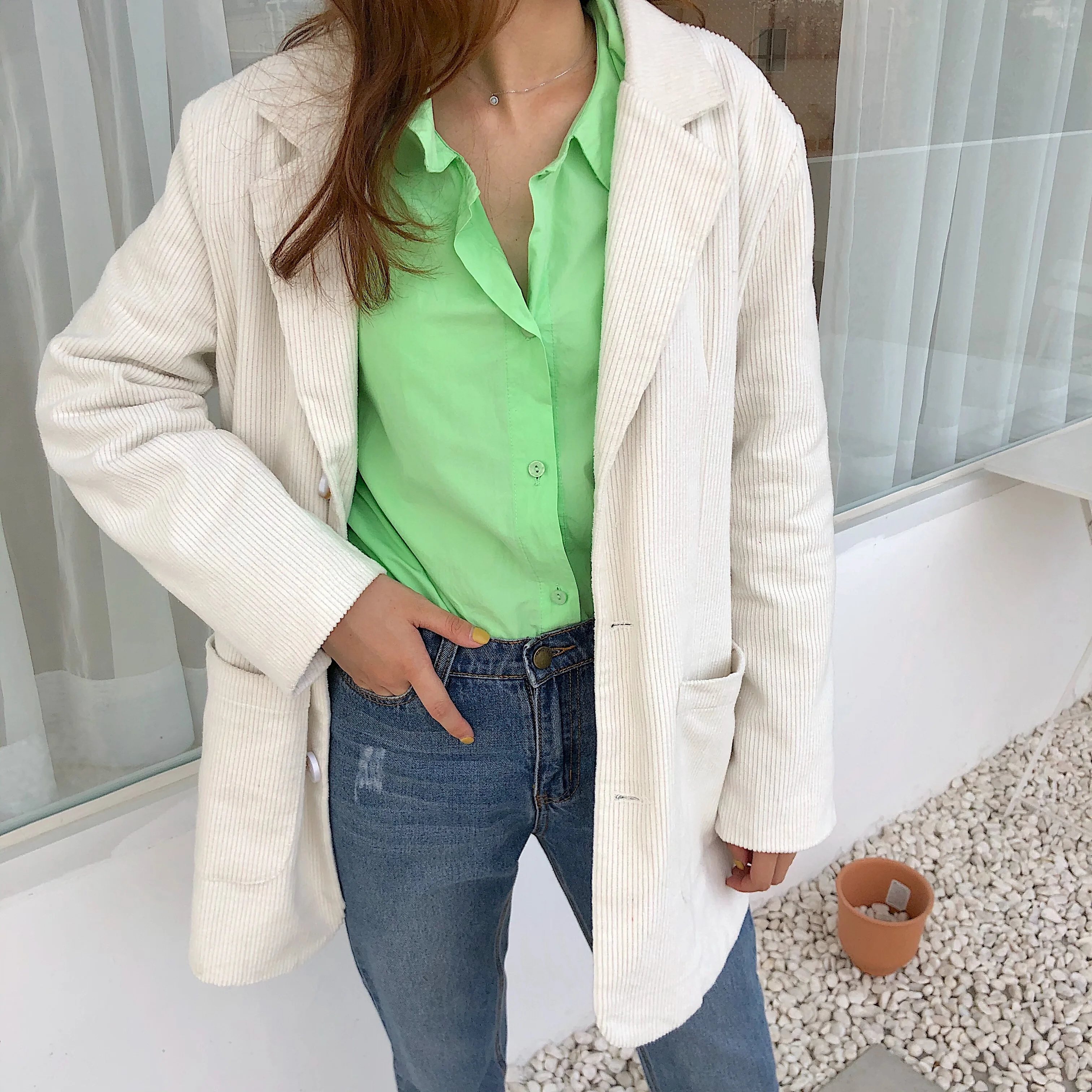 corduroy blazer women