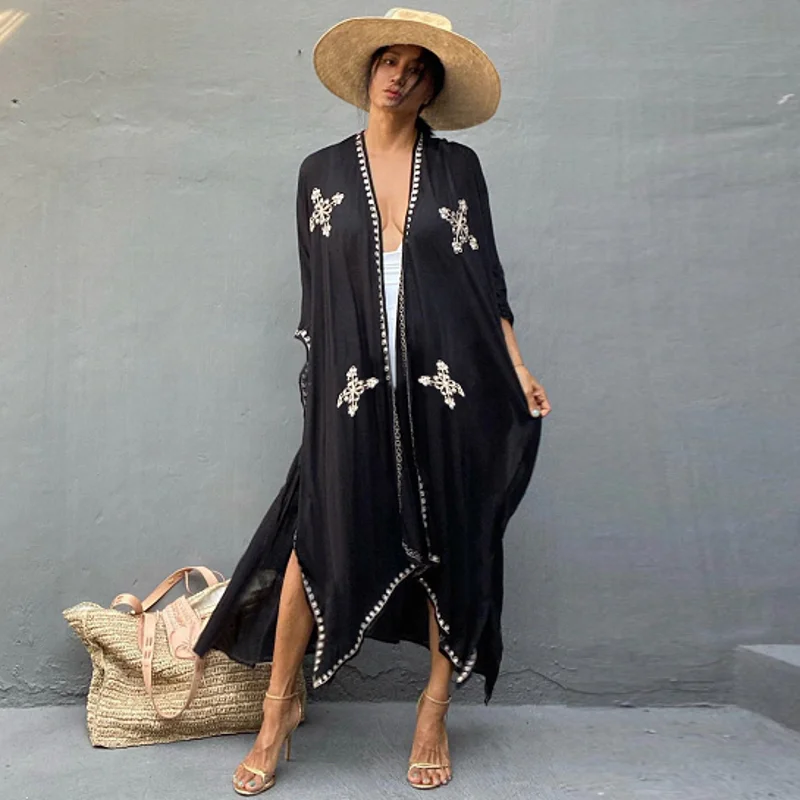 Japanese Kimono Yukata Tassel Cardigan Fashion Blouse Long Cardigan Haori Traditional Kimonos Dress Obi Shirt Japanese Kimono Japanese Kimono Cardigan Japanese Kimono Shirt