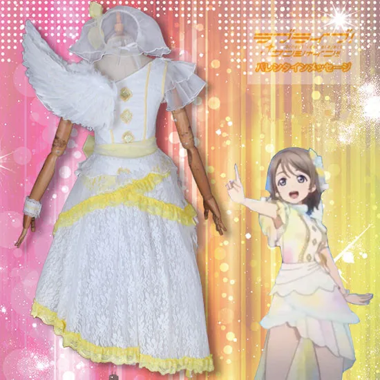 LoveLive! Sunshine! Все члены сакураучи Рико охара Мари 6th Юбилей концерт следующий сверкающие! Женский костюм для косплея, платье
