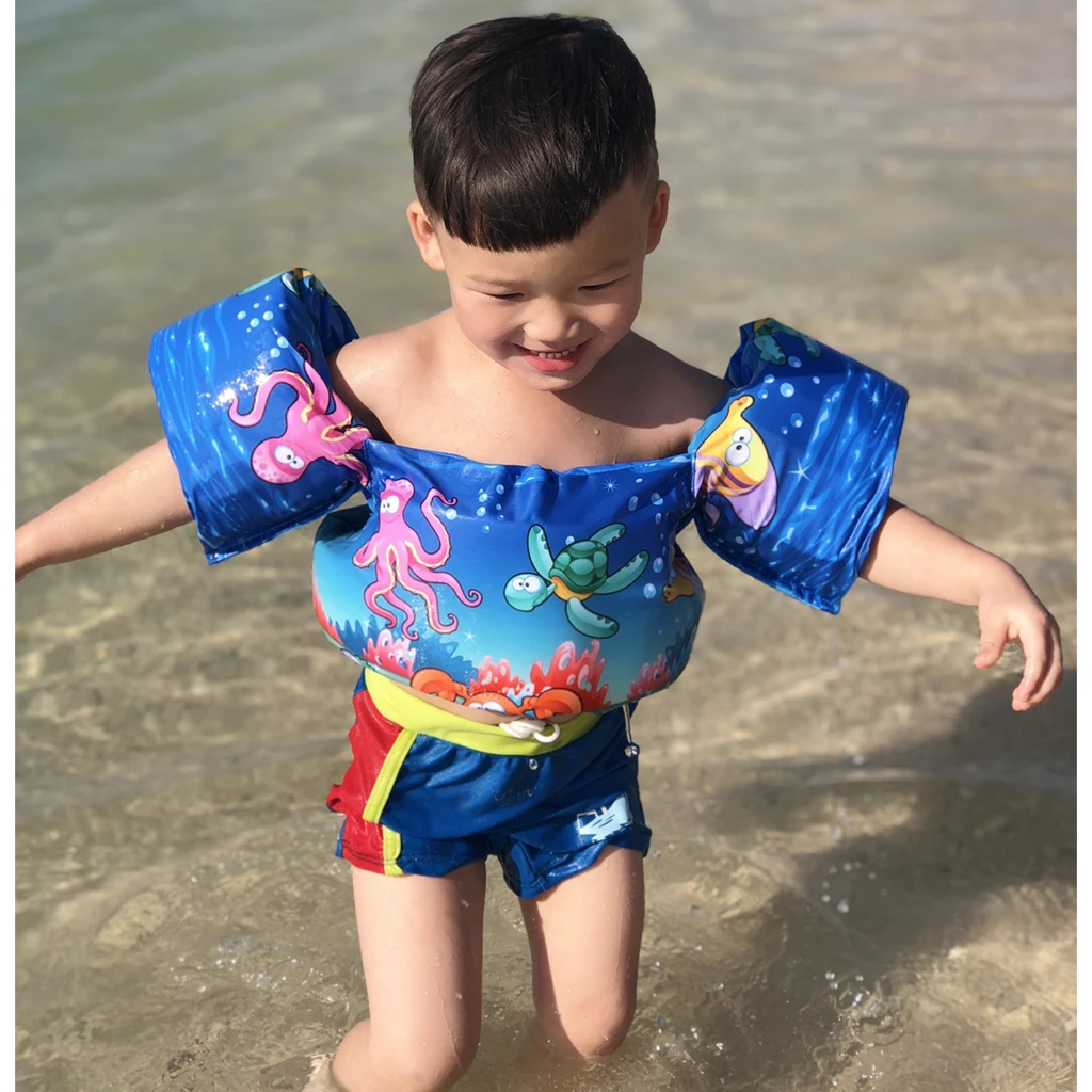 Kids Swimming Trainer Swim Pool Float Arm Bands Buoy Floater Tube Pool Swim Learning Floating Arm Rings Vest Swimming Training