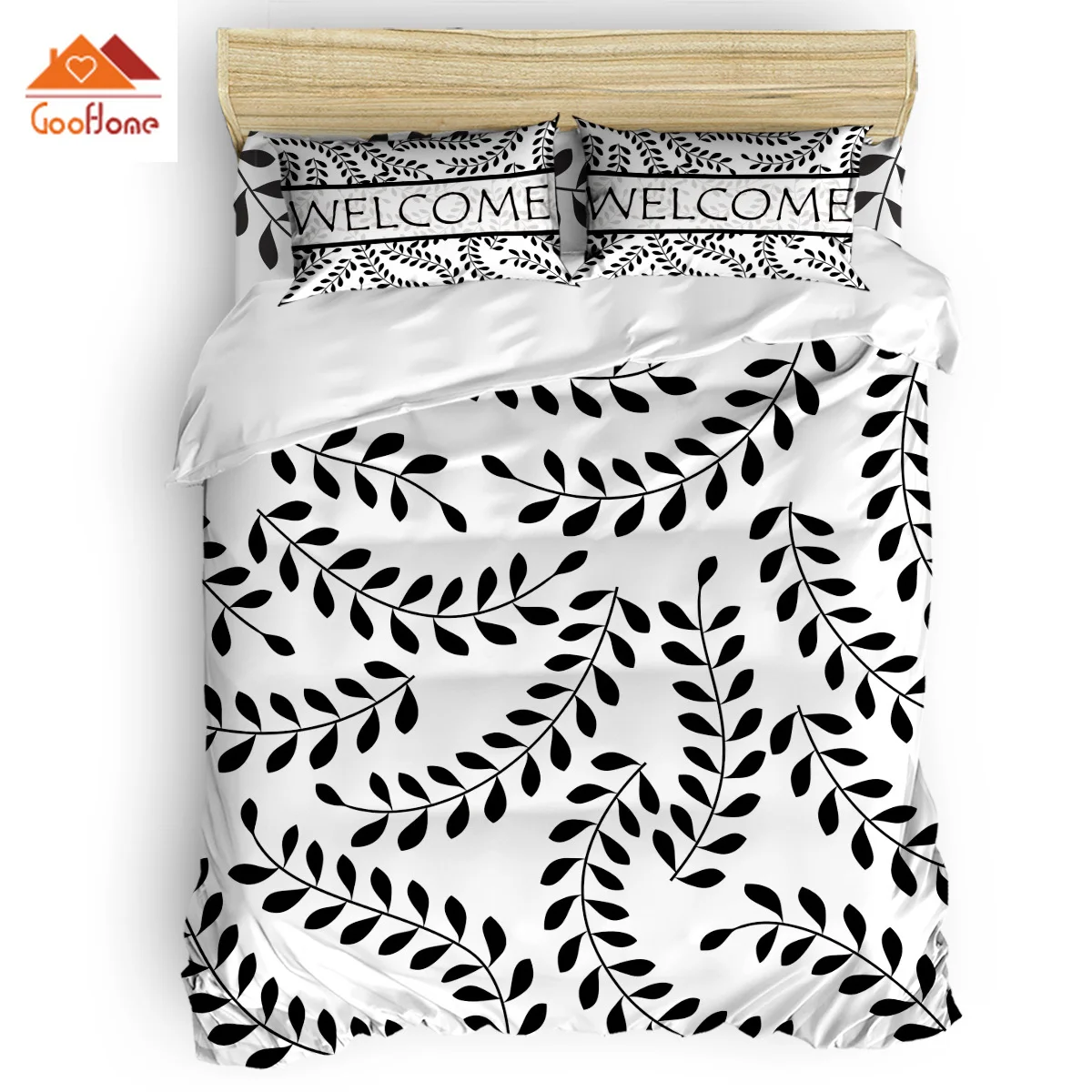 

Modern Plant Duvet Cover Set Vintage Floral Art Design Collection of 3/4pcs Bedding Set Bed Sheet Pillowcases Cover Set